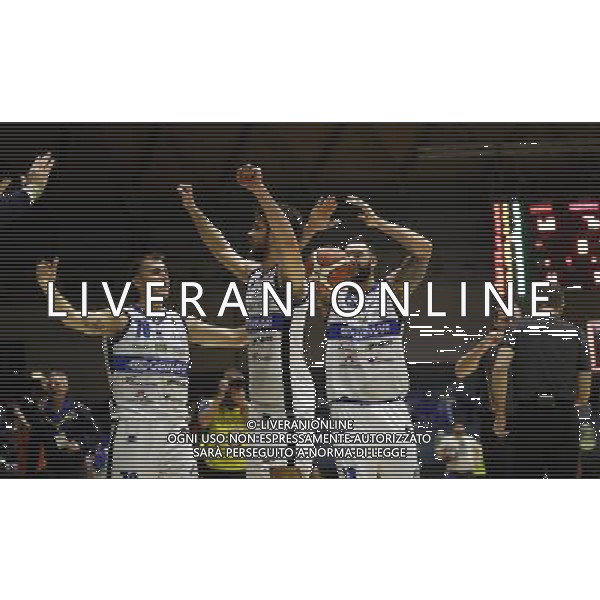 Poste Mobile Final Eight 17/02/2017 Umana Reyer Venezia - Germani Basket Brescia nella foto:Germani basket Brescia Â©Claudio Zamagni/Agenzia Aldo Liverani Germani basket Brescia during Quarter Finals of Poste Mobile Final Eight Italian Basketball Cup 2017 - Umana Reyer - Venezia against Germani Basket Brescia at Rimini Fiera, on February 17, 2017 photo credit by Claudio Zamagni/Aldo Liverani Photo Agency / AGENZIA ALDO LIVERANI SAS