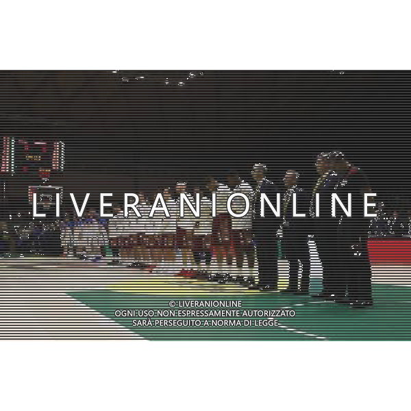 Poste Mobile Final Eight 17/02/2017 Umana Reyer Venezia - Germani Basket Brescia nella foto: Umana Reyer Â©Claudio Zamagni/Agenzia Aldo Liverani Umana Reyer during Quarter Finals of Poste Mobile Final Eight Italian Basketball Cup 2017 - Umana Reyer - Venezia against Germani Basket Brescia at Rimini Fiera, on February 17, 2017 photo credit by Claudio Zamagni/Aldo Liverani Photo Agency / AGENZIA ALDO LIVERANI SAS
