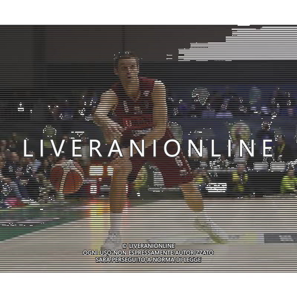 Poste Mobile Final Eight 17/02/2017 Umana Reyer Venezia - Germani Basket Brescia nella foto: Bramos Michael Â©Claudio Zamagni/Agenzia Aldo Liverani Bramos Michael during Quarter Finals of Poste Mobile Final Eight Italian Basketball Cup 2017 - Umana Reyer - Venezia against Germani Basket Brescia at Rimini Fiera, on February 17, 2017 photo credit by Claudio Zamagni/Aldo Liverani Photo Agency / AGENZIA ALDO LIVERANI SAS