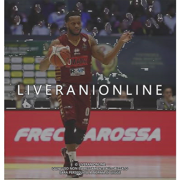Poste Mobile Final Eight 17/02/2017 Umana Reyer Venezia - Germani Basket Brescia nella foto: Haynes MarQuez Â©Claudio Zamagni/Agenzia Aldo Liverani Haynes MarQuez during Quarter Finals of Poste Mobile Final Eight Italian Basketball Cup 2017 - Umana Reyer - Venezia against Germani Basket Brescia at Rimini Fiera, on February 17, 2017 photo credit by Claudio Zamagni/Aldo Liverani Photo Agency / AGENZIA ALDO LIVERANI SAS