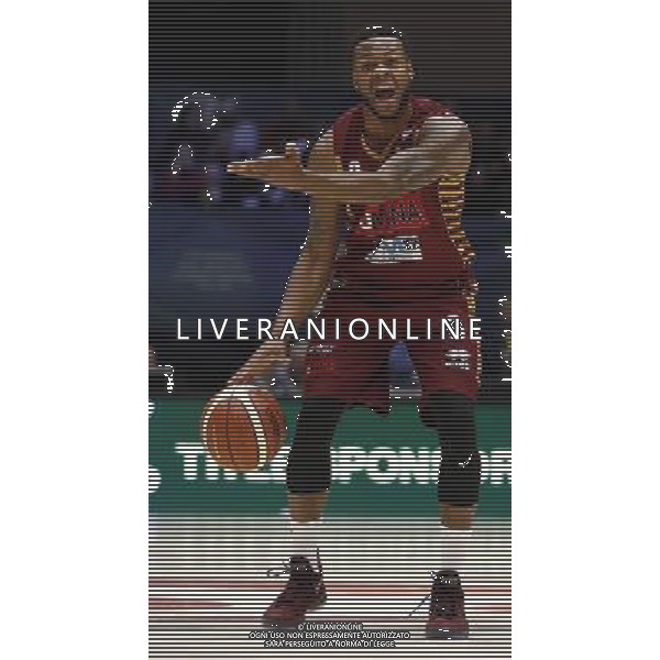 Poste Mobile Final Eight 17/02/2017 Umana Reyer Venezia - Germani Basket Brescia nella foto:Haynes MarQuez Â©Claudio Zamagni/Agenzia Aldo Liverani Haynes MarQuez during Quarter Finals of Poste Mobile Final Eight Italian Basketball Cup 2017 - Umana Reyer - Venezia against Germani Basket Brescia at Rimini Fiera, on February 17, 2017 photo credit by Claudio Zamagni/Aldo Liverani Photo Agency / AGENZIA ALDO LIVERANI SAS