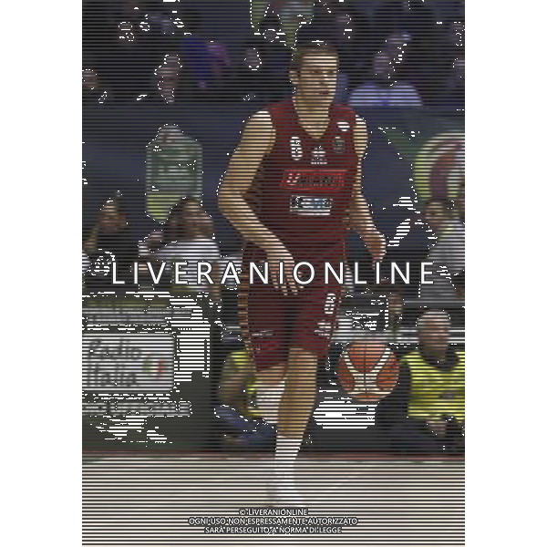 Poste Mobile Final Eight 17/02/2017 Umana Reyer Venezia - Germani Basket Brescia nella foto: Bramos Michael Â©Claudio Zamagni/Agenzia Aldo Liverani Bramos Michael during Quarter Finals of Poste Mobile Final Eight Italian Basketball Cup 2017 - Umana Reyer - Venezia against Germani Basket Brescia at Rimini Fiera, on February 17, 2017 photo credit by Claudio Zamagni/Aldo Liverani Photo Agency / AGENZIA ALDO LIVERANI SAS