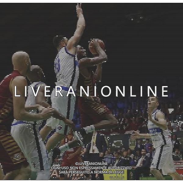Poste Mobile Final Eight 17/02/2017 Umana Reyer Venezia - Germani Basket Brescia nella foto: Â©Claudio Zamagni/Agenzia Aldo Liverani during Quarter Finals of Poste Mobile Final Eight Italian Basketball Cup 2017 - Umana Reyer - Venezia against Germani Basket Brescia at Rimini Fiera, on February 17, 2017 photo credit by Claudio Zamagni/Aldo Liverani Photo Agency / AGENZIA ALDO LIVERANI SAS