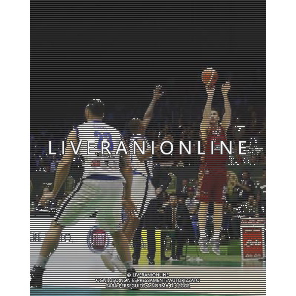 Poste Mobile Final Eight 17/02/2017 Umana Reyer Venezia - Germani Basket Brescia nella foto: Viggiano Jeff Â©Claudio Zamagni/Agenzia Aldo Liverani Viggiano Jeff during Quarter Finals of Poste Mobile Final Eight Italian Basketball Cup 2017 - Umana Reyer - Venezia against Germani Basket Brescia at Rimini Fiera, on February 17, 2017 photo credit by Claudio Zamagni/Aldo Liverani Photo Agency / AGENZIA ALDO LIVERANI SAS