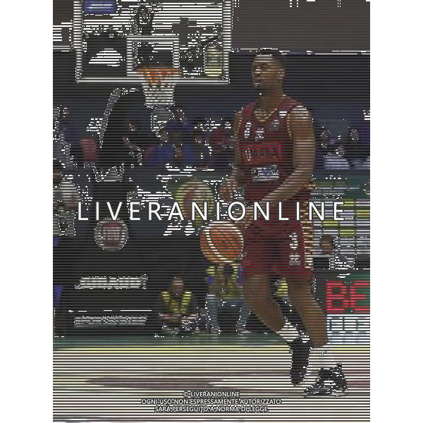 Poste Mobile Final Eight 17/02/2017 Umana Reyer Venezia - Germani Basket Brescia nella foto: Ejim Melvin Â©Claudio Zamagni/Agenzia Aldo Liverani Ejim Melvin during Quarter Finals of Poste Mobile Final Eight Italian Basketball Cup 2017 - Umana Reyer - Venezia against Germani Basket Brescia at Rimini Fiera, on February 17, 2017 photo credit by Claudio Zamagni/Aldo Liverani Photo Agency / AGENZIA ALDO LIVERANI SAS