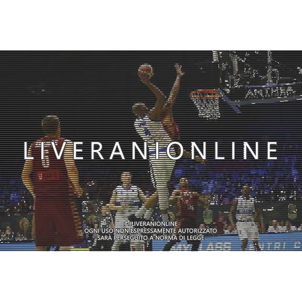 Poste Mobile Final Eight 17/02/2017 Umana Reyer Venezia - Germani Basket Brescia nella foto: Landry Marcus Â©Claudio Zamagni/Agenzia Aldo Liverani Landry Marcus during Quarter Finals of Poste Mobile Final Eight Italian Basketball Cup 2017 - Umana Reyer - Venezia against Germani Basket Brescia at Rimini Fiera, on February 17, 2017 photo credit by Claudio Zamagni/Aldo Liverani Photo Agency / AGENZIA ALDO LIVERANI SAS