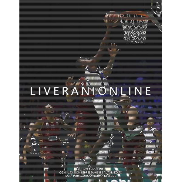 Poste Mobile Final Eight 17/02/2017 Umana Reyer Venezia - Germani Basket Brescia nella foto: Moore Lee Â©Claudio Zamagni/Agenzia Aldo Liverani Moore Lee during Quarter Finals of Poste Mobile Final Eight Italian Basketball Cup 2017 - Umana Reyer - Venezia against Germani Basket Brescia at Rimini Fiera, on February 17, 2017 photo credit by Claudio Zamagni/Aldo Liverani Photo Agency / AGENZIA ALDO LIVERANI SAS
