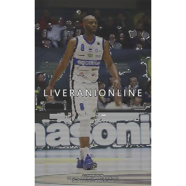 Poste Mobile Final Eight 17/02/2017 Umana Reyer Venezia - Germani Basket Brescia nella foto:Landry Marcus Â©Claudio Zamagni/Agenzia Aldo Liverani Landry Marcus during Quarter Finals of Poste Mobile Final Eight Italian Basketball Cup 2017 - Umana Reyer - Venezia against Germani Basket Brescia at Rimini Fiera, on February 17, 2017 photo credit by Claudio Zamagni/Aldo Liverani Photo Agency / AGENZIA ALDO LIVERANI SAS