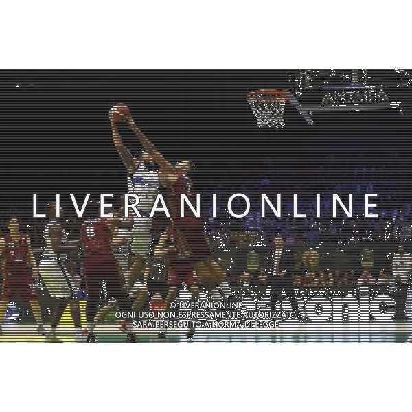 Poste Mobile Final Eight 17/02/2017 Umana Reyer Venezia - Germani Basket Brescia nella foto:Burns Christian Â©Claudio Zamagni/Agenzia Aldo Liverani Burns Christian during Quarter Finals of Poste Mobile Final Eight Italian Basketball Cup 2017 - Umana Reyer - Venezia against Germani Basket Brescia at Rimini Fiera, on February 17, 2017 photo credit by Claudio Zamagni/Aldo Liverani Photo Agency / AGENZIA ALDO LIVERANI SAS