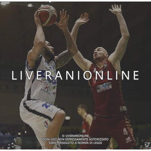 Poste Mobile Final Eight 17/02/2017 Umana Reyer Venezia - Germani Basket Brescia nella foto: Burns Christian Â©Claudio Zamagni/Agenzia Aldo Liverani Burns Christian during Quarter Finals of Poste Mobile Final Eight Italian Basketball Cup 2017 - Umana Reyer - Venezia against Germani Basket Brescia at Rimini Fiera, on February 17, 2017 photo credit by Claudio Zamagni/Aldo Liverani Photo Agency / AGENZIA ALDO LIVERANI SAS