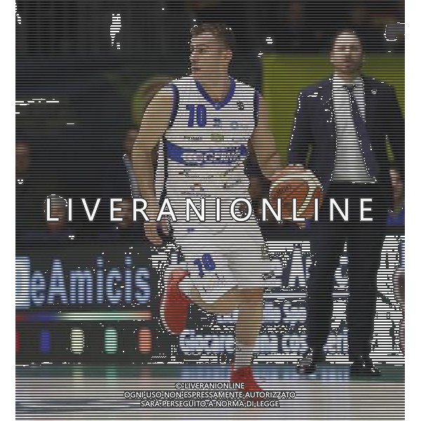 Poste Mobile Final Eight 17/02/2017 Umana Reyer Venezia - Germani Basket Brescia nella foto:Bushati franko Â©Claudio Zamagni/Agenzia Aldo Liverani Bushati franko during Quarter Finals of Poste Mobile Final Eight Italian Basketball Cup 2017 - Umana Reyer - Venezia against Germani Basket Brescia at Rimini Fiera, on February 17, 2017 photo credit by Claudio Zamagni/Aldo Liverani Photo Agency / AGENZIA ALDO LIVERANI SAS