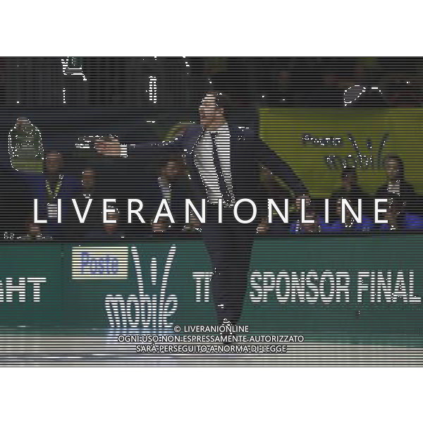 Poste Mobile Final Eight 17/02/2017 Umana Reyer Venezia - Germani Basket Brescia nella foto: Diana Andrea Coach Â©Claudio Zamagni/Agenzia Aldo Liverani Diana Andrea Coach during Quarter Finals of Poste Mobile Final Eight Italian Basketball Cup 2017 - Umana Reyer - Venezia against Germani Basket Brescia at Rimini Fiera, on February 17, 2017 photo credit by Claudio Zamagni/Aldo Liverani Photo Agency / AGENZIA ALDO LIVERANI SAS