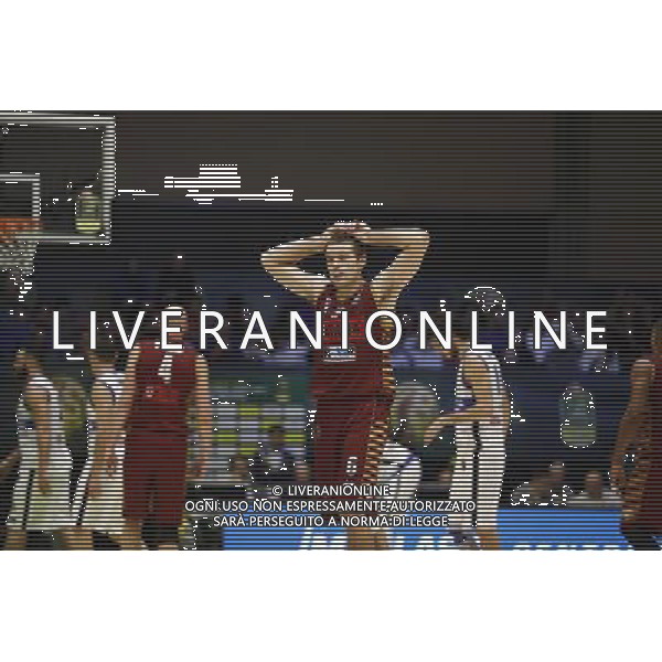 Poste Mobile Final Eight 17/02/2017 Umana Reyer Venezia - Germani Basket Brescia nella foto: Bramos Michael Â©Claudio Zamagni/Agenzia Aldo Liverani Bramos Michael during Quarter Finals of Poste Mobile Final Eight Italian Basketball Cup 2017 - Umana Reyer - Venezia against Germani Basket Brescia at Rimini Fiera, on February 17, 2017 photo credit by Claudio Zamagni/Aldo Liverani Photo Agency / AGENZIA ALDO LIVERANI SAS