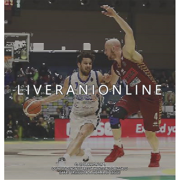 Poste Mobile Final Eight 17/02/2017 Umana Reyer Venezia - Germani Basket Brescia nella foto: Vitali Luca Peric Hrvoje Â©Claudio Zamagni/Agenzia Aldo Liverani Vitali Luca Peric Hrvoje during Quarter Finals of Poste Mobile Final Eight Italian Basketball Cup 2017 - Umana Reyer - Venezia against Germani Basket Brescia at Rimini Fiera, on February 17, 2017 photo credit by Claudio Zamagni/Aldo Liverani Photo Agency / AGENZIA ALDO LIVERANI SAS