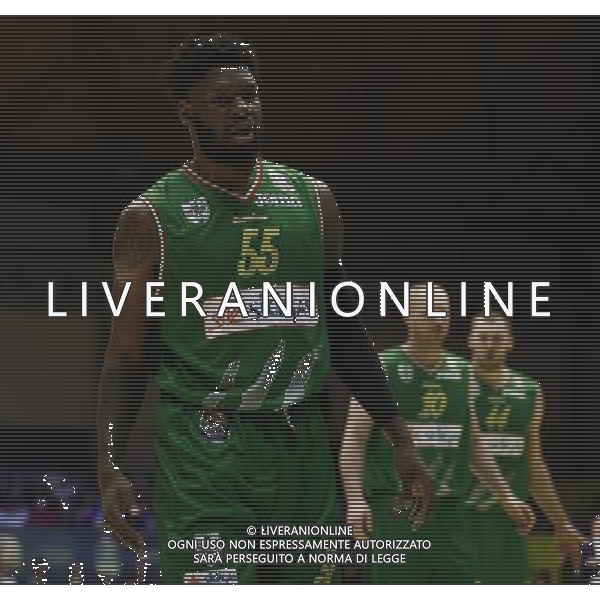Poste Mobile Final Eight 17/02/2017 Sidigas Avellino - Banco di Sardegna Sassari nella foto: Thomas Adonis Â©Claudio Zamagni/Agenzia Aldo Liverani Thomas Adonis during Quarter Finals of Poste Mobile Final Eight Italian Basketball Cup 2017 - Sidigas Avellino against Banco di Sardegna Sassari at Rimini Fiera, on February 17, 2017 photo credit by Claudio Zamagni/Aldo Liverani Photo Agency / AGENZIA ALDO LIVERANI SAS