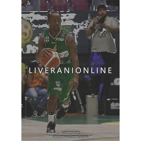 Poste Mobile Final Eight 17/02/2017 Sidigas Avellino - Banco di Sardegna Sassari nella foto: Green Marques Â©Claudio Zamagni/Agenzia Aldo Liverani Green Marques during Quarter Finals of Poste Mobile Final Eight Italian Basketball Cup 2017 - Sidigas Avellino against Banco di Sardegna Sassari at Rimini Fiera, on February 17, 2017 photo credit by Claudio Zamagni/Aldo Liverani Photo Agency / AGENZIA ALDO LIVERANI SAS