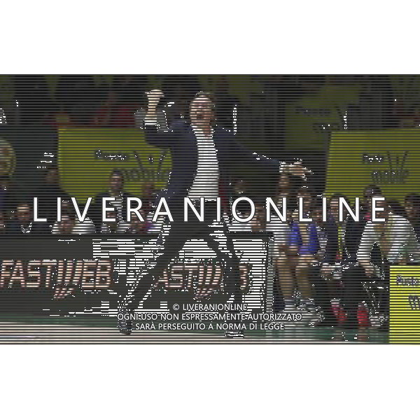 Poste Mobile Final Eight 17/02/2017 Sidigas Avellino - Banco di Sardegna Sassari nella foto: Pasquini Federico Â©Claudio Zamagni/Agenzia Aldo Liverani Pasquini Federico during Quarter Finals of Poste Mobile Final Eight Italian Basketball Cup 2017 - Sidigas Avellino against Banco di Sardegna Sassari at Rimini Fiera, on February 17, 2017 photo credit by Claudio Zamagni/Aldo Liverani Photo Agency / AGENZIA ALDO LIVERANI SAS
