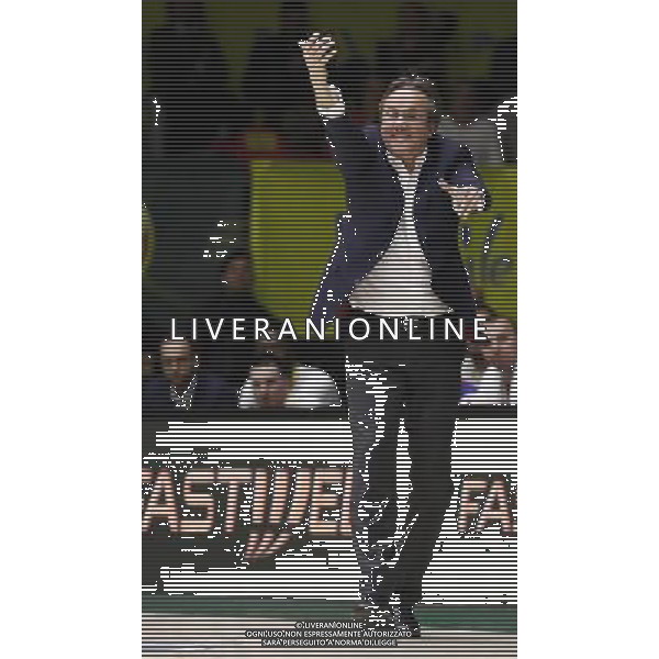 Poste Mobile Final Eight 17/02/2017 Sidigas Avellino - Banco di Sardegna Sassari nella foto: Pasquini Federico Â©Claudio Zamagni/Agenzia Aldo Liverani Pasquini Federico during Quarter Finals of Poste Mobile Final Eight Italian Basketball Cup 2017 - Sidigas Avellino against Banco di Sardegna Sassari at Rimini Fiera, on February 17, 2017 photo credit by Claudio Zamagni/Aldo Liverani Photo Agency / AGENZIA ALDO LIVERANI SAS