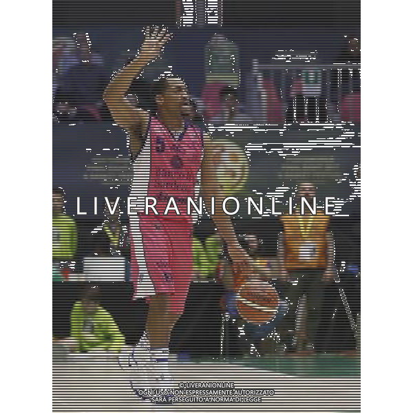 Poste Mobile Final Eight 17/02/2017 Sidigas Avellino - Banco di Sardegna Sassari nella foto:Bell David Â©Claudio Zamagni/Agenzia Aldo Liverani Bell David during Quarter Finals of Poste Mobile Final Eight Italian Basketball Cup 2017 - Sidigas Avellino against Banco di Sardegna Sassari at Rimini Fiera, on February 17, 2017 photo credit by Claudio Zamagni/Aldo Liverani Photo Agency / AGENZIA ALDO LIVERANI SAS