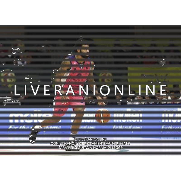Poste Mobile Final Eight 17/02/2017 Sidigas Avellino - Banco di Sardegna Sassari nella foto: Lacey Trevor Â©Claudio Zamagni/Agenzia Aldo Liverani Lacey Trevor during Quarter Finals of Poste Mobile Final Eight Italian Basketball Cup 2017 - Sidigas Avellino against Banco di Sardegna Sassari at Rimini Fiera, on February 17, 2017 photo credit by Claudio Zamagni/Aldo Liverani Photo Agency / AGENZIA ALDO LIVERANI SAS