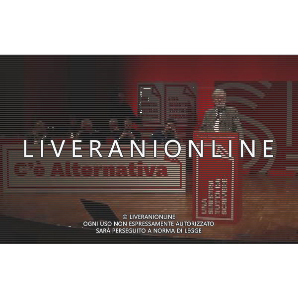 Rimini - 18/02/2017 Congresso Nazionale Fondativo di Sinistra Italiana nella foto: Sergio Cofferati ©Claudio Zamagni/Agenzia Aldo Liverani 