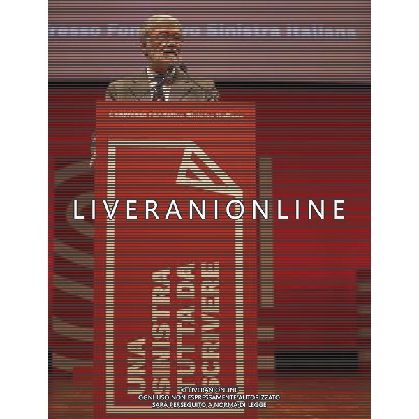 Rimini - 18/02/2017 Congresso Nazionale Fondativo di Sinistra Italiana nella foto: Sergio Cofferati ©Claudio Zamagni/Agenzia Aldo Liverani 