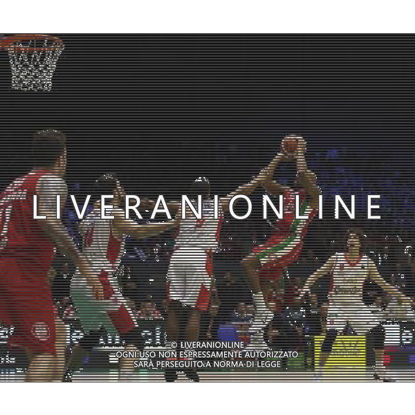 Poste Mobile Final Eight 18/02/2017 Grissin Bon Reggio Emilia - EA7 Emporio Armani Milano nella foto: Hickman Richard ©Claudio Zamagni/Agenzia Aldo Liverani Hickman Richard during Poste Mobile Final Eight Italian Basketball Cup 2017 - Grissin Bon Reggio Emilia against EA7 Emporio Armani Milano at Rimini Fiera, on February 18, 2017 photo credit by Claudio Zamagni/Aldo Liverani Photo Agency