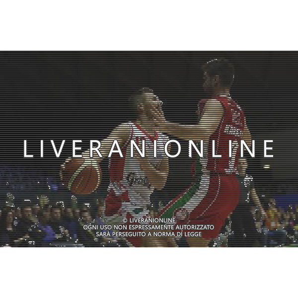 Poste Mobile Final Eight 18/02/2017 Grissin Bon Reggio Emilia - EA7 Emporio Armani Milano nella foto: Kaukenas Rimantas ©Claudio Zamagni/Agenzia Aldo Liverani Kaukenas Rimantas during Poste Mobile Final Eight Italian Basketball Cup 2017 - Grissin Bon Reggio Emilia against EA7 Emporio Armani Milano at Rimini Fiera, on February 18, 2017 photo credit by Claudio Zamagni/Aldo Liverani Photo Agency