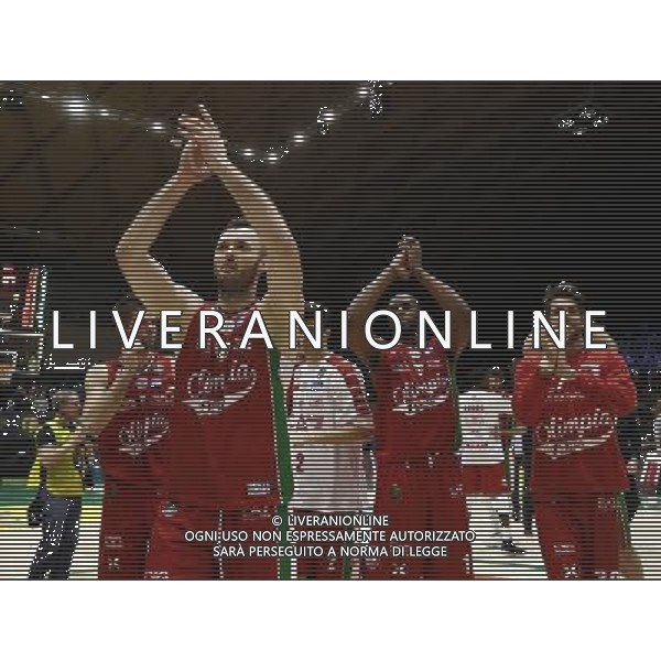 Poste Mobile Final Eight 18/02/2017 Grissin Bon Reggio Emilia - EA7 Emporio Armani Milano nella foto: esultanza finale emporio armani Milano ©Claudio Zamagni/Agenzia Aldo Liverani Final exultation emporio armani milano during Poste Mobile Final Eight Italian Basketball Cup 2017 - Grissin Bon Reggio Emilia against EA7 Emporio Armani Milano at Rimini Fiera, on February 18, 2017 photo credit by Claudio Zamagni/Aldo Liverani Photo Agency