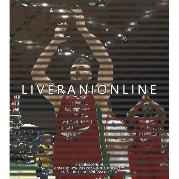 Poste Mobile Final Eight 18/02/2017 Grissin Bon Reggio Emilia - EA7 Emporio Armani Milano nella foto: Macvan Milan ©Claudio Zamagni/Agenzia Aldo Liverani Macvan Milan during Poste Mobile Final Eight Italian Basketball Cup 2017 - Grissin Bon Reggio Emilia against EA7 Emporio Armani Milano at Rimini Fiera, on February 18, 2017 photo credit by Claudio Zamagni/Aldo Liverani Photo Agency