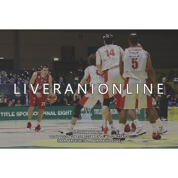 Poste Mobile Final Eight 18/02/2017 Grissin Bon Reggio Emilia - EA7 Emporio Armani Milano nella foto: Cinciarini Andrea ©Claudio Zamagni/Agenzia Aldo Liverani Cinciarini Andrea during Poste Mobile Final Eight Italian Basketball Cup 2017 - Grissin Bon Reggio Emilia against EA7 Emporio Armani Milano at Rimini Fiera, on February 18, 2017 photo credit by Claudio Zamagni/Aldo Liverani Photo Agency