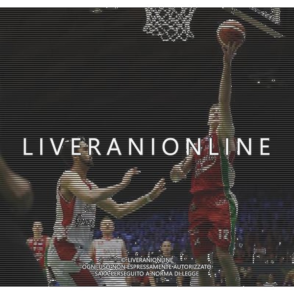 Poste Mobile Final Eight 18/02/2017 Grissin Bon Reggio Emilia - EA7 Emporio Armani Milano nella foto: Dragic Zoran ©Claudio Zamagni/Agenzia Aldo Liverani Dragic Zoran during Poste Mobile Final Eight Italian Basketball Cup 2017 - Grissin Bon Reggio Emilia against EA7 Emporio Armani Milano at Rimini Fiera, on February 18, 2017 photo credit by Claudio Zamagni/Aldo Liverani Photo Agency