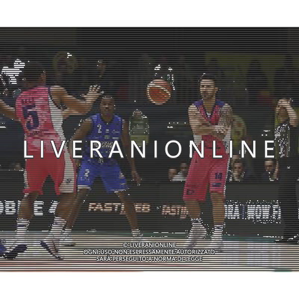 Poste Mobile Final Eight 18/02/2017 Banco di Sardegna Sassari - Germani Basket Brescia nella foto: Sacchetti Brian Â©Claudio Zamagni/Agenzia Aldo Liverani Sacchetti Brian during Poste Mobile Final Eight Italian Basketball Cup 2017 - Banco di Sardegna Sassari against Germani Basket Brescia at Rimini Fiera, on February 18, 2017 photo credit by Claudio Zamagni/Aldo Liverani Photo Agency / AGENZIA ALDO LIVERANI SAS