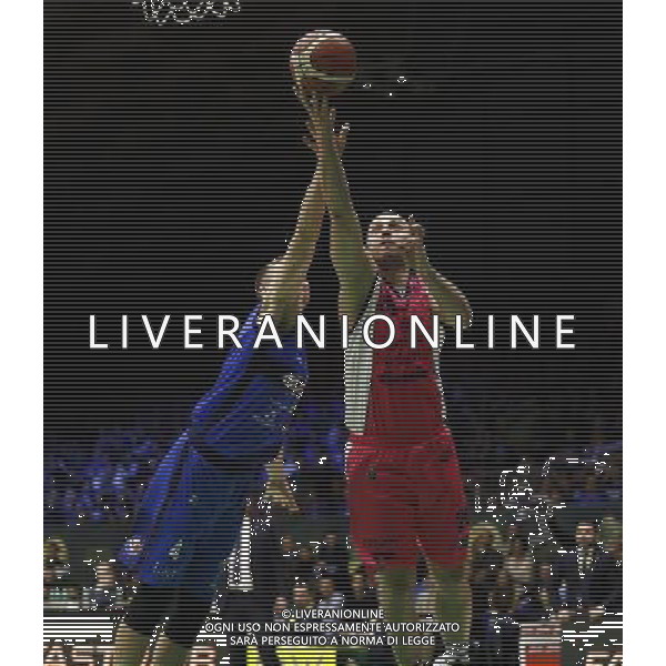 Poste Mobile Final Eight 18/02/2017 Banco di Sardegna Sassari - Germani Basket Brescia nella foto: Berggren Jared Savanovic Dusko Â©Claudio Zamagni/Agenzia Aldo Liverani Berggren Jared Savanovic Dusko during Poste Mobile Final Eight Italian Basketball Cup 2017 - Banco di Sardegna Sassari against Germani Basket Brescia at Rimini Fiera, on February 18, 2017 photo credit by Claudio Zamagni/Aldo Liverani Photo Agency