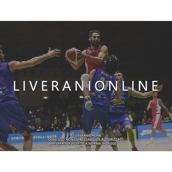 Poste Mobile Final Eight 18/02/2017 Banco di Sardegna Sassari - Germani Basket Brescia nella foto: Stipcevic Rok Â©Claudio Zamagni/Agenzia Aldo Liverani Stipcevic Rok during Poste Mobile Final Eight Italian Basketball Cup 2017 - Banco di Sardegna Sassari against Germani Basket Brescia at Rimini Fiera, on February 18, 2017 photo credit by Claudio Zamagni/Aldo Liverani Photo Agency
