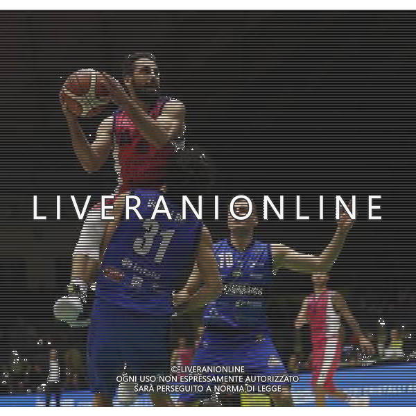 Poste Mobile Final Eight 18/02/2017 Banco di Sardegna Sassari - Germani Basket Brescia nella foto: Stipcevic Rok Â©Claudio Zamagni/Agenzia Aldo Liverani Stipcevic Rok during Poste Mobile Final Eight Italian Basketball Cup 2017 - Banco di Sardegna Sassari against Germani Basket Brescia at Rimini Fiera, on February 18, 2017 photo credit by Claudio Zamagni/Aldo Liverani Photo Agency