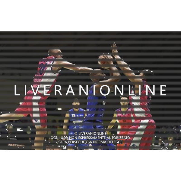 Poste Mobile Final Eight 18/02/2017 Banco di Sardegna Sassari - Germani Basket Brescia nella foto: Landry Marcus Â©Claudio Zamagni/Agenzia Aldo Liverani Landry Marcus during Poste Mobile Final Eight Italian Basketball Cup 2017 - Banco di Sardegna Sassari against Germani Basket Brescia at Rimini Fiera, on February 18, 2017 photo credit by Claudio Zamagni/Aldo Liverani Photo Agency / AGENZIA ALDO LIVERANI SAS