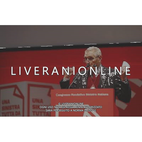 Rimini - 19/02/2017 Congresso Nazionale Fondativo di Sinistra Italiana nella foto: ANTONIO PIZZINATO CGIL Â©Claudio Zamagni/Agenzia Aldo Liverani 