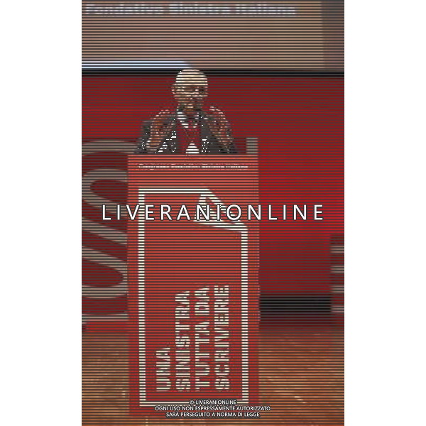Rimini - 19/02/2017 Congresso Nazionale Fondativo di Sinistra Italiana nella foto: ANTONIO PIZZINATO CGIL Â©Claudio Zamagni/Agenzia Aldo Liverani 