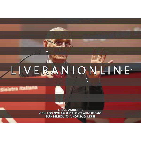 Rimini - 19/02/2017 Congresso Nazionale Fondativo di Sinistra Italiana nella foto: ANTONIO PIZZINATO CGIL Â©Claudio Zamagni/Agenzia Aldo Liverani 