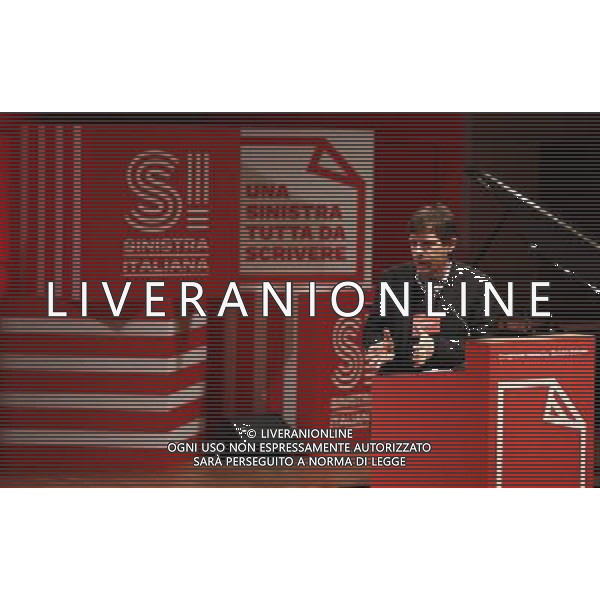 Rimini - 19/02/2017 Congresso Nazionale Fondativo di Sinistra Italiana nella foto: PIPPO CIVATI Â©Claudio Zamagni/Agenzia Aldo Liverani / AGENZIA ALDO LIVERANI SAS