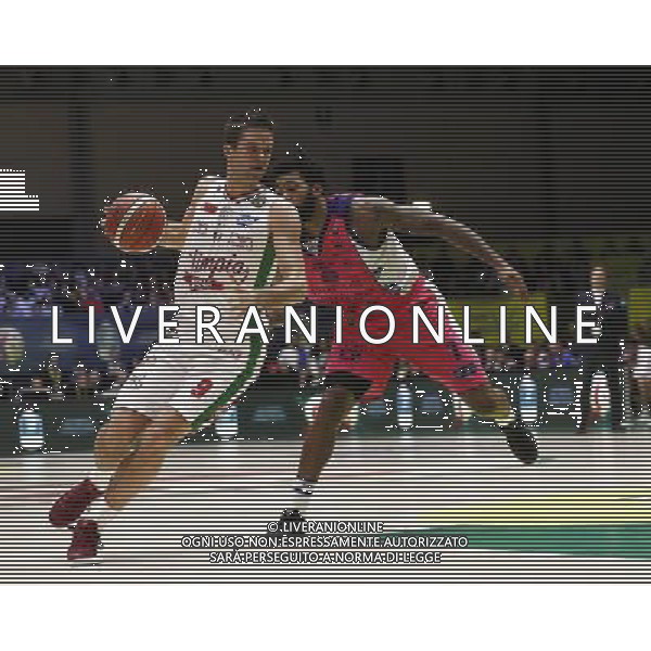Poste Mobile Final Eight 19/02/2017 EA7 Emporio Armani Milano - Banco di Sardegna Sassari nella foto: Kalnietis Mantas ©Claudio Zamagni/Agenzia Aldo Liverani Kalnietis Mantas during Poste Mobile Final Eight Italian Basketball Cup 2017 - EA7 Emporio Armani Milano against Banco di Sardegna Sassari at Rimini Fiera, on February 19, 2017 photo credit by Claudio Zamagni/Aldo Liverani Photo Agency