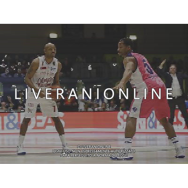 Poste Mobile Final Eight 19/02/2017 EA7 Emporio Armani Milano - Banco di Sardegna Sassari nella foto: Hickman Richard Bell David ©Claudio Zamagni/Agenzia Aldo Liverani Hickman Richard Bell David during Poste Mobile Final Eight Italian Basketball Cup 2017 - EA7 Emporio Armani Milano against Banco di Sardegna Sassari at Rimini Fiera, on February 19, 2017 photo credit by Claudio Zamagni/Aldo Liverani Photo Agency