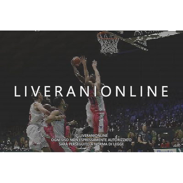 Poste Mobile Final Eight 19/02/2017 EA7 Emporio Armani Milano - Banco di Sardegna Sassari nella foto: McLean Jamel ©Claudio Zamagni/Agenzia Aldo Liverani McLean Jamel during Poste Mobile Final Eight Italian Basketball Cup 2017 - EA7 Emporio Armani Milano against Banco di Sardegna Sassari at Rimini Fiera, on February 19, 2017 photo credit by Claudio Zamagni/Aldo Liverani Photo Agency