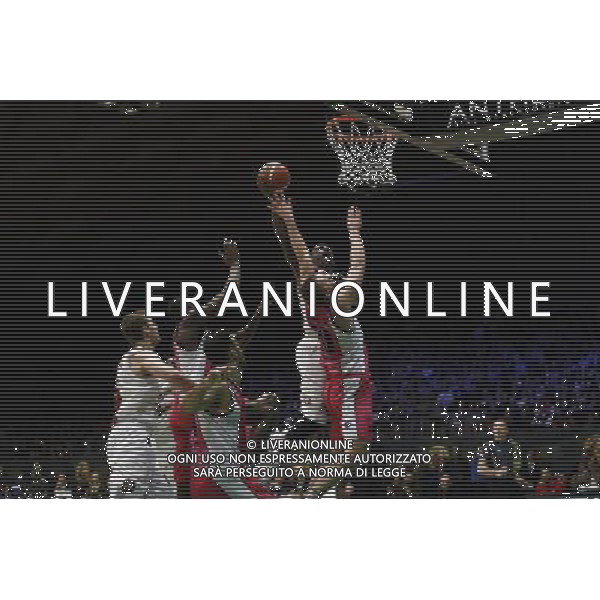 Poste Mobile Final Eight 19/02/2017 EA7 Emporio Armani Milano - Banco di Sardegna Sassari nella foto: McLean Jamel ©Claudio Zamagni/Agenzia Aldo Liverani McLean Jamel during Poste Mobile Final Eight Italian Basketball Cup 2017 - EA7 Emporio Armani Milano against Banco di Sardegna Sassari at Rimini Fiera, on February 19, 2017 photo credit by Claudio Zamagni/Aldo Liverani Photo Agency