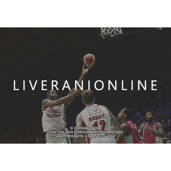 Poste Mobile Final Eight 19/02/2017 EA7 Emporio Armani Milano - Banco di Sardegna Sassari nella foto: McLean Jamel ©Claudio Zamagni/Agenzia Aldo Liverani McLean Jamel during Poste Mobile Final Eight Italian Basketball Cup 2017 - EA7 Emporio Armani Milano against Banco di Sardegna Sassari at Rimini Fiera, on February 19, 2017 photo credit by Claudio Zamagni/Aldo Liverani Photo Agency