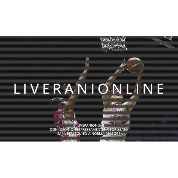 Poste Mobile Final Eight 19/02/2017 EA7 Emporio Armani Milano - Banco di Sardegna Sassari nella foto: Dragic Zoran ©Claudio Zamagni/Agenzia Aldo Liverani Dragic Zoran during Poste Mobile Final Eight Italian Basketball Cup 2017 - EA7 Emporio Armani Milano against Banco di Sardegna Sassari at Rimini Fiera, on February 19, 2017 photo credit by Claudio Zamagni/Aldo Liverani Photo Agency