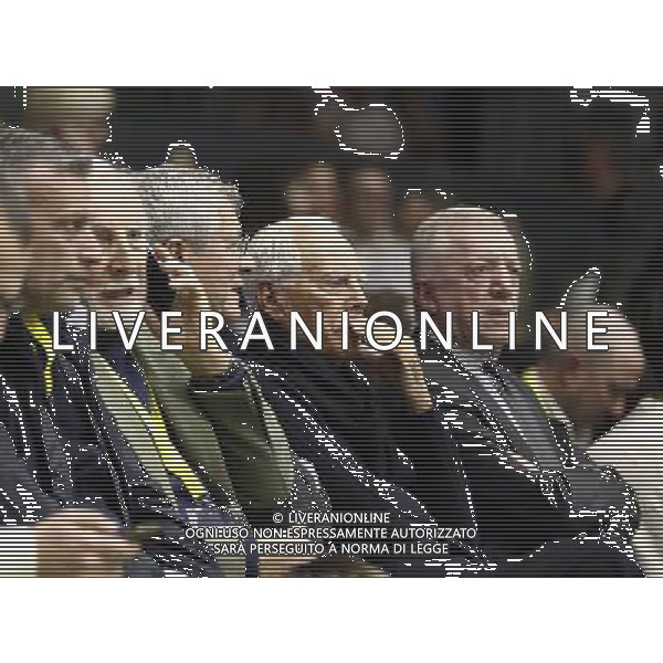 Poste Mobile Final Eight 19/02/2017 EA7 Emporio Armani Milano - Banco di Sardegna Sassari nella foto: GIORGIO ARMANI ©Claudio Zamagni/Agenzia Aldo Liverani GIORGIO ARMANI during Poste Mobile Final Eight Italian Basketball Cup 2017 - EA7 Emporio Armani Milano against Banco di Sardegna Sassari at Rimini Fiera, on February 19, 2017 photo credit by Claudio Zamagni/Aldo Liverani Photo Agency