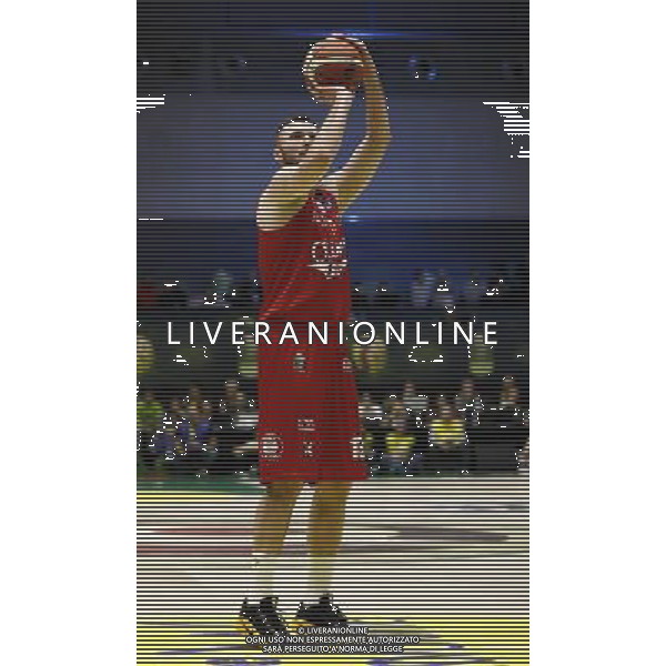 Poste Mobile Final Eight 18/02/2017 Grissin Bon Reggio Emilia - EA7 Emporio Armani Milano nella foto: Macvan Milan Â©Claudio Zamagni/Agenzia Aldo Liverani Macvan Milan during Poste Mobile Final Eight Italian Basketball Cup 2017 - Grissin Bon Reggio Emilia against EA7 Emporio Armani Milano at Rimini Fiera, on February 18, 2017 photo credit by Claudio Zamagni/Aldo Liverani Photo Agency / AGENZIA ALDO LIVERANI SAS