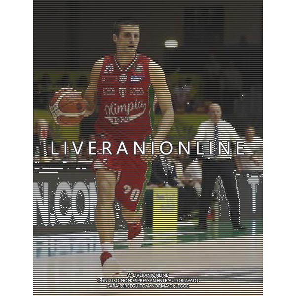Poste Mobile Final Eight 18/02/2017 Grissin Bon Reggio Emilia - EA7 Emporio Armani Milano nella foto: Cinciarini Andrea Â©Claudio Zamagni/Agenzia Aldo Liverani Cinciarini Andrea during Poste Mobile Final Eight Italian Basketball Cup 2017 - Grissin Bon Reggio Emilia against EA7 Emporio Armani Milano at Rimini Fiera, on February 18, 2017 photo credit by Claudio Zamagni/Aldo Liverani Photo Agency / AGENZIA ALDO LIVERANI SAS